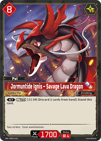 Jormuntide Ignis — Palworld TCG Pal card