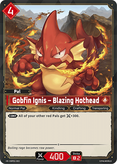 Gobfin Ignis — Palworld TCG Pal card