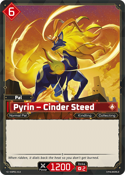 Pyrin — Palworld TCG Pal card