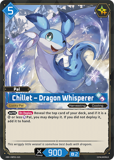 Chillet — Palworld TCG Pal card