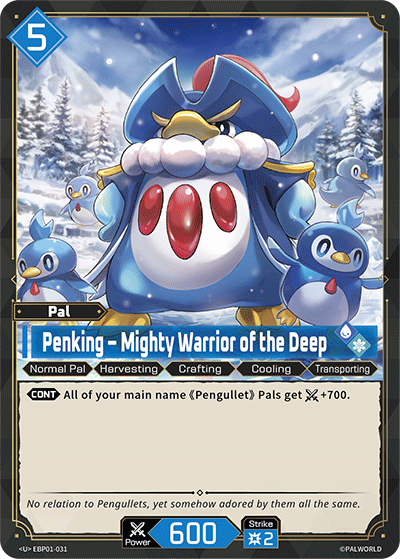 Penking — Palworld TCG Pal card