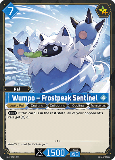 Wumpo — Palworld TCG Pal card