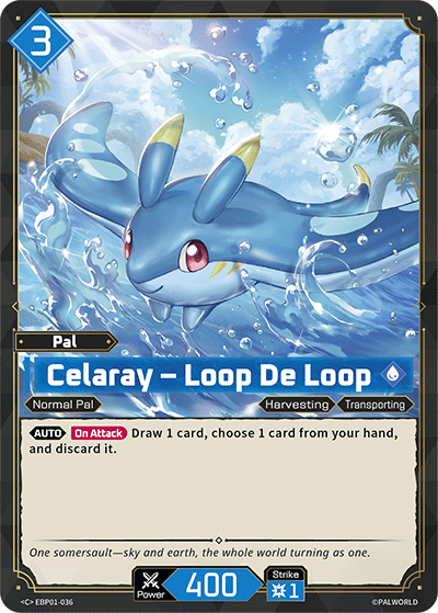 Celaray — Palworld TCG Pal card