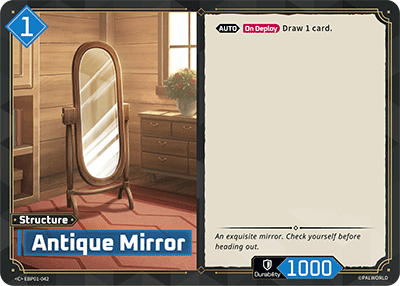 Antique Mirror — Palworld TCG Structure card