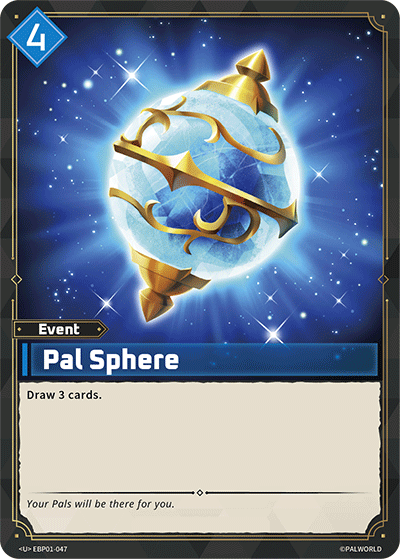 Pal Sphere — Palworld TCG Event card
