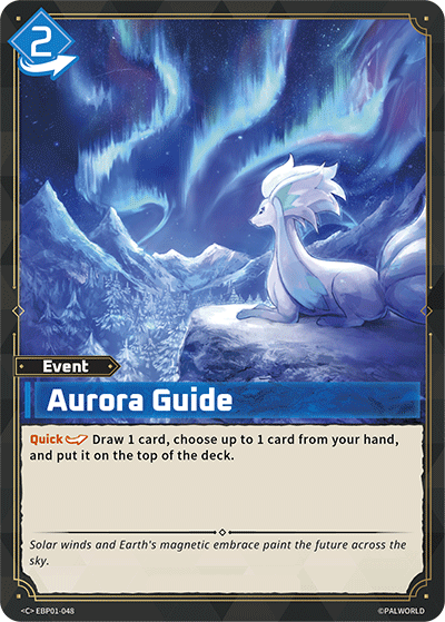 Aurora Guide — Palworld TCG Event card