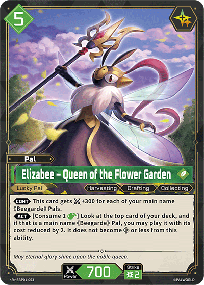 Elizabee — Palworld TCG Pal card