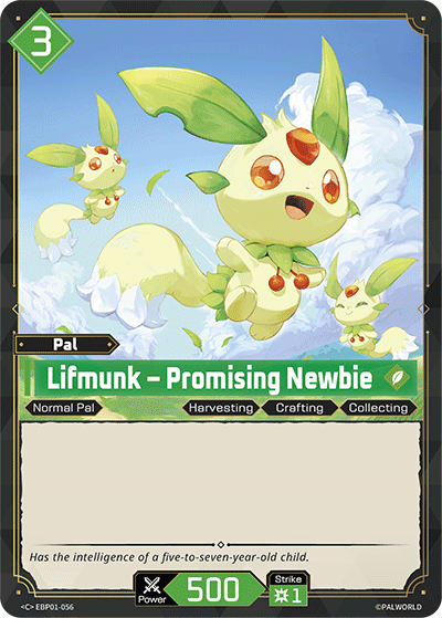 Lifmunk — Palworld TCG Pal card