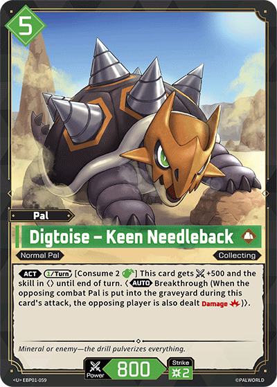Digtoise — Palworld Official Card Game Pal card (EBP01-059)