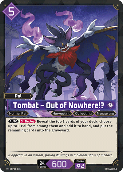 Tombat — Palworld TCG Pal card