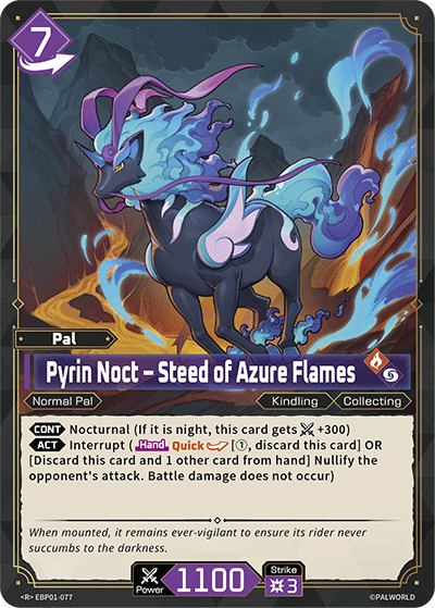 Pyrin Noct — Palworld TCG Pal card