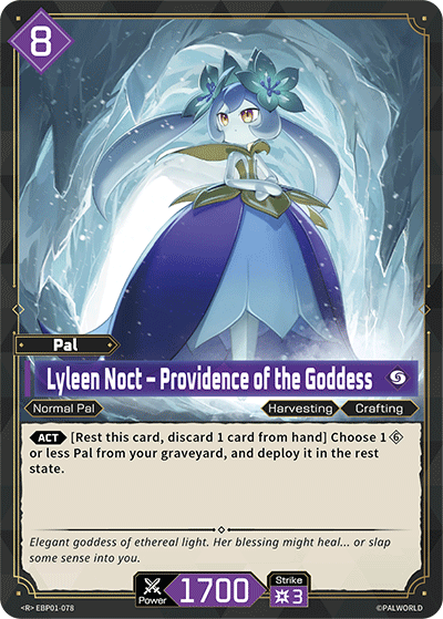 Lyleen Noct — Palworld TCG Pal card