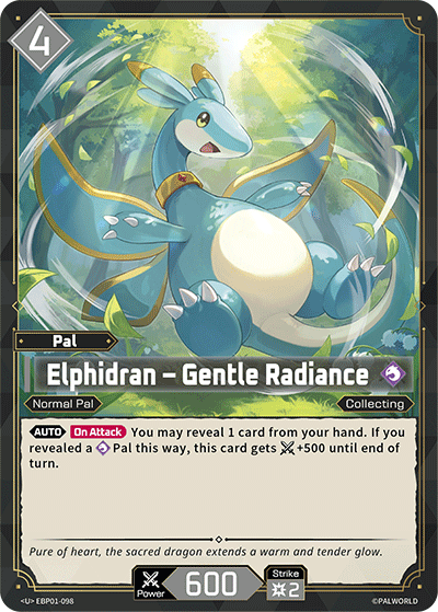 Elphidran — Palworld TCG Pal card