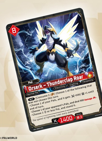Orserk — Palworld TCG Pal card