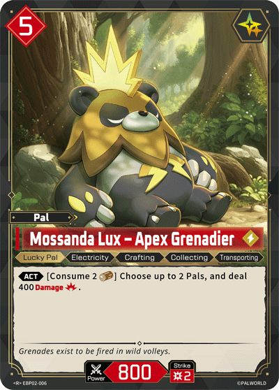 Mossanda Lux — Palworld Official Card Game Pal card (EBP02-006)