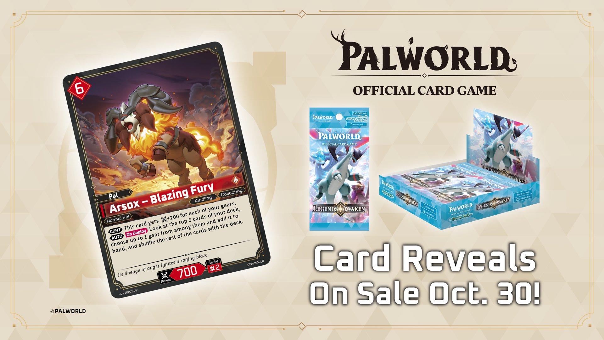 Arsox — Palworld Official Card Game Pal card (EBP02-009)