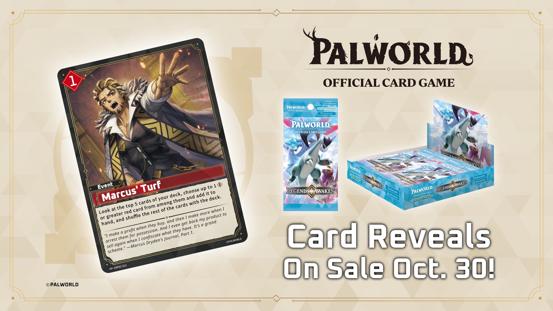 Marcus' Turf — Palworld Official Card Game Event card (EBP02-023)