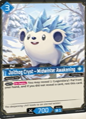 Jolthog Cryst — Palworld TCG Pal card
