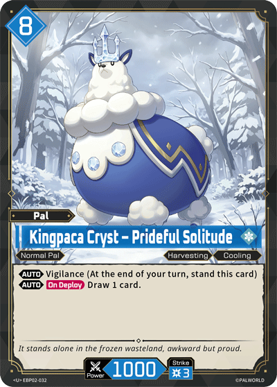 Kingpaca Cryst — Palworld Official Card Game Pal card (EBP02-032)