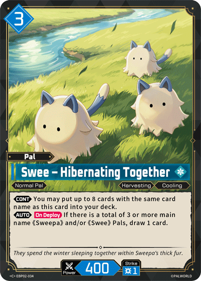 Swee — Palworld TCG Pal card