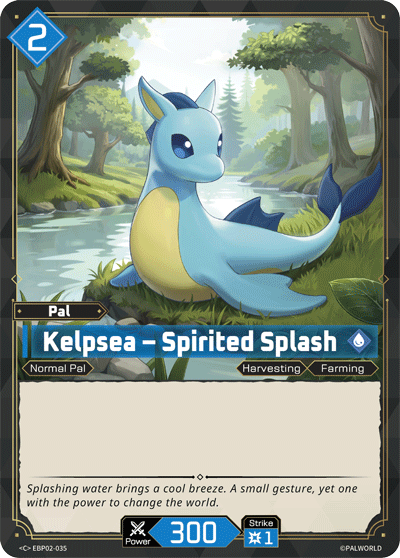 Kelpsea — Palworld Official Card Game Pal card (EBP02-035)