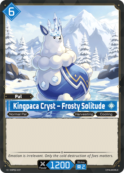 Kingpaca Cryst — Palworld Official Card Game Pal card (EBP02-037)