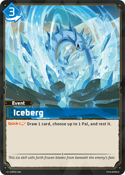 Iceberg — Palworld Official Card Game Event card (EBP02-048)