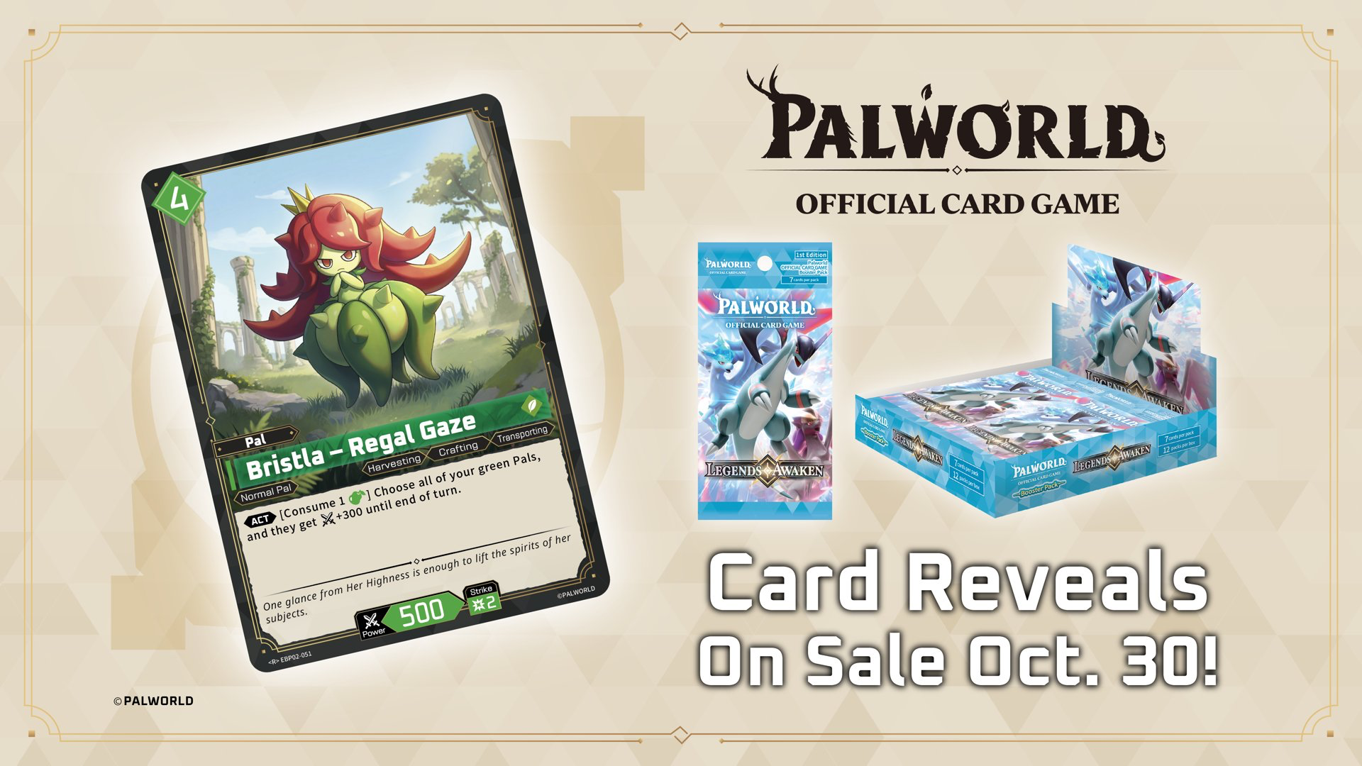 Bristla — Palworld Official Card Game Pal card (EBP02-051)