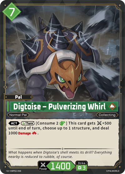Digtoise — Palworld Official Card Game Pal card (EBP02-058)