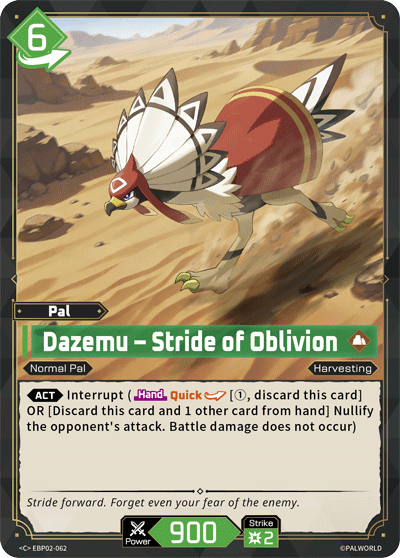 Dazemu — Palworld Official Card Game Pal card (EBP02-062)
