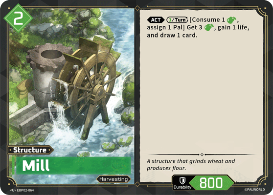 Mill — Palworld Official Card Game Structure card (EBP02-064)