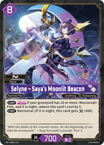 Selyne — Palworld Official Card Game Pal card (EBP02-074)