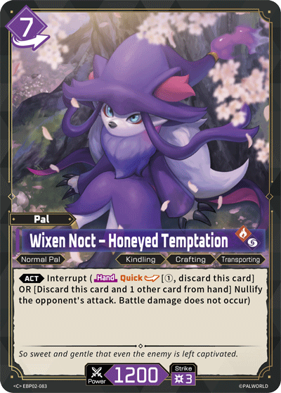 Wixen Noct — Palworld Official Card Game Pal card (EBP02-083)