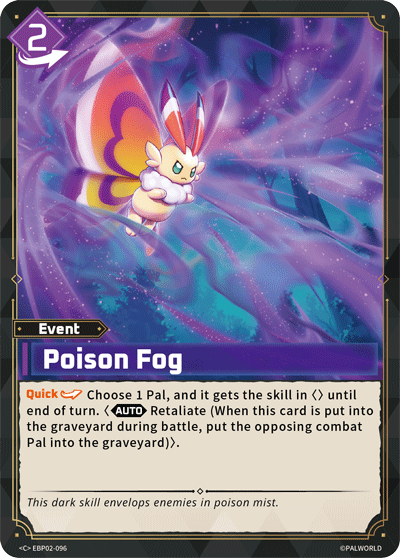 Poison Fog — Palworld Official Card Game Event card (EBP02-096)