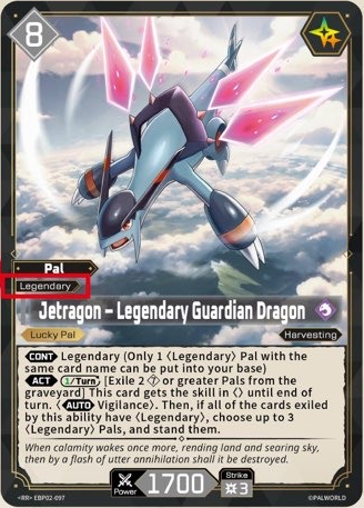 Jetragon — Palworld Official Card Game Pal card (EBP02-097)