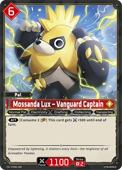 Mossanda Lux — Palworld TCG Pal card