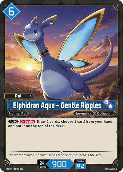 Elphidran Aqua — Palworld TCG Pal card