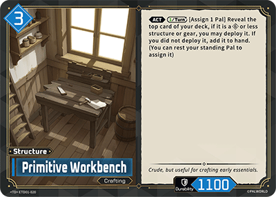 Primitive Workbench — Palworld TCG Structure card
