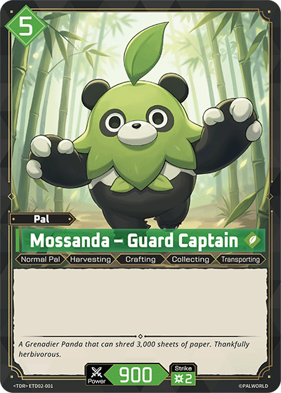 Mossanda — Palworld TCG Pal card