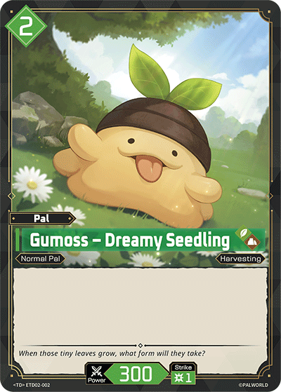 Gumoss — Palworld TCG Pal card