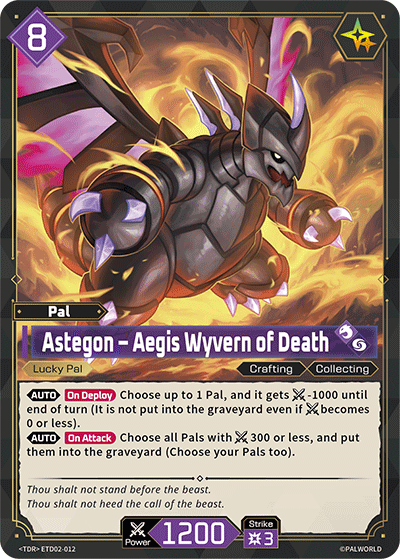 Astegon — Palworld TCG Pal card