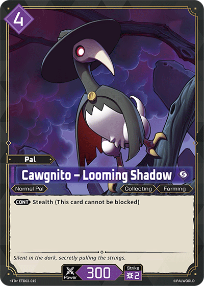 Cawgnito — Palworld TCG Pal card