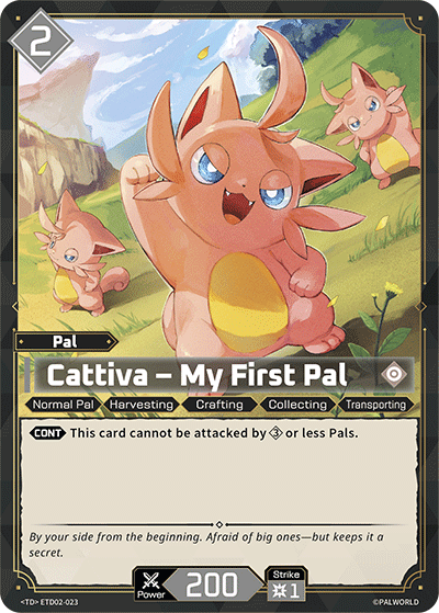 Cattiva — Palworld TCG Pal card